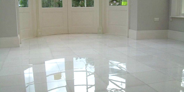 Marble Tile polished sealed