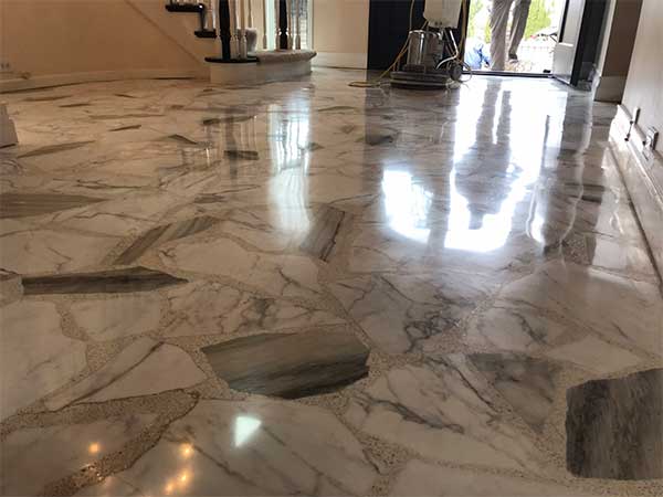 after protect marble floor